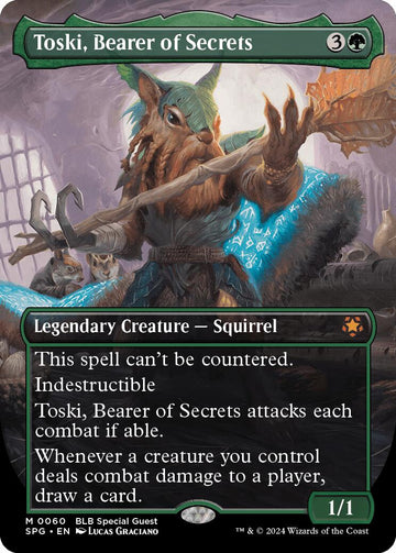 Toski, Bearer of Secrets (Borderless) [SPG] - Near Mint