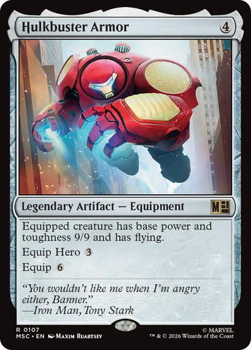 Hulkbuster Armor [107] [Marvel Super Heroes: Commander] [Non-Foil]