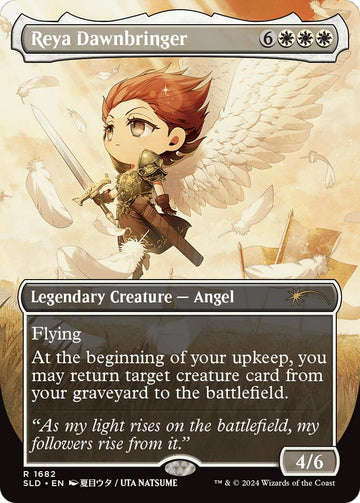 Reya Dawnbringer (Rainbow Foil) - 1682 - (Secret Lair Drop Series)