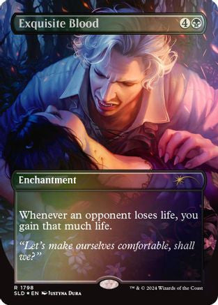 Exquisite Blood (Rainbow Foil) (SLD-1798) - Secret Lair Drop Series Foil