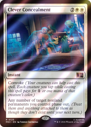 Clever Concealment [125] [Marvel Super Heroes: Commander] [Surge Foil]