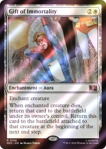 Gift of Immortality [134] [Marvel Super Heroes: Commander] [Surge Foil]