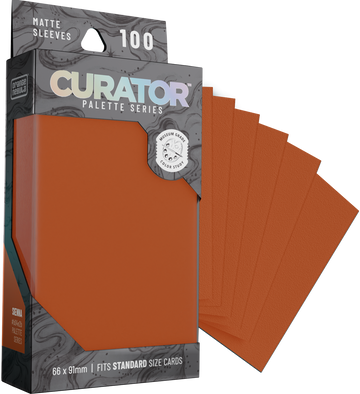 Curator Palette Series Sleeves - Standard Size - 100ct - Sienna