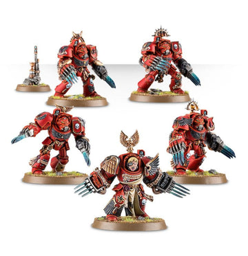 Games Workshop Warhammer 40,000: Space Marines Blood Angels Terminator Assault Squad