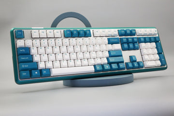 Varmilo Sword 2-108 Twilight Green White LED Dye Sub PBT Aluminum EC Mechanical Keyboard