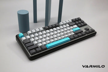 Varmilo Sword 2-87 Moonlight White LED TKL Dye Sub PBT Aluminum EC Mechanical Keyboard