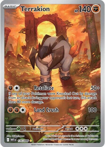 Terrakion - 135/086 - SV: White Flare