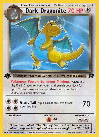Dark Dragonite (22) - Team Rocket