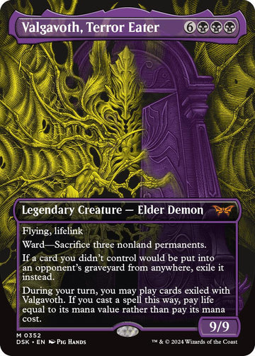 Valgavoth, Terror Eater (Showcase) [DSK] - Near Mint