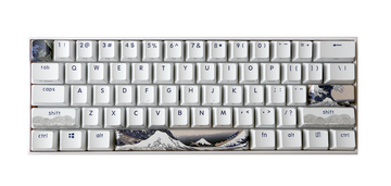 KBParadise V60 The 2 Great Wave 60% Double Shot PBT Hotswap Mechanical Keyboard