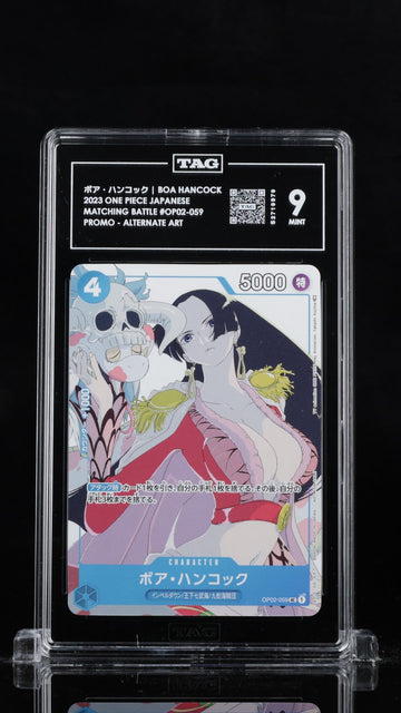 TAG 9 MINT JAPANESE ONE PIECE 2023 Boa Hancock OP02-059 Matching Battle