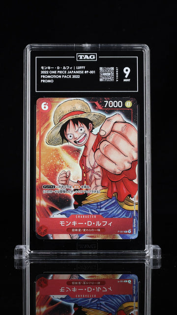 TAG 9 MINT One Piece 2022 Monkey D. Luffy P-001 PROMOTION PACK GAME FEST