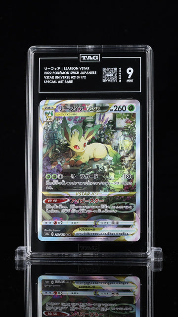 TAG 9 MINT Japanese Pokemon 2022 Leafeon VSTAR 210/172 VSTAR Universe s12a