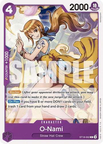 O-Nami - ST18-002 - (Starter Deck 18: PURPLE Monkey.D.Luffy)