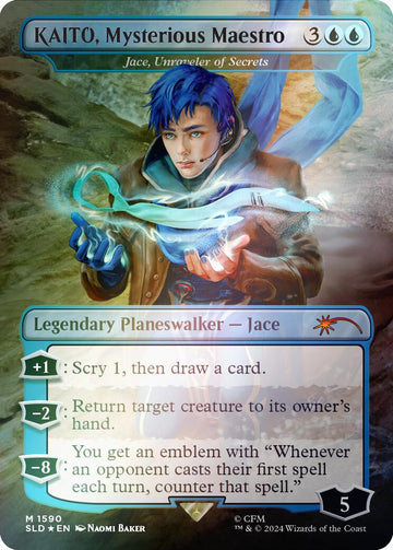 KAITO, Mysterious Maestro - Jace, Unraveler of Secrets (Rainbow Foil) [SLD] - Near Mint