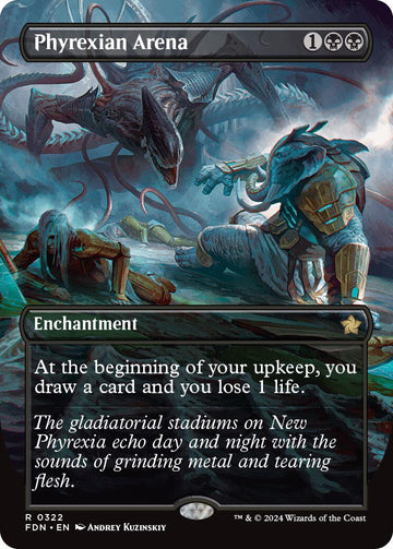 Phyrexian Arena (Borderless) [FDN] - Near Mint