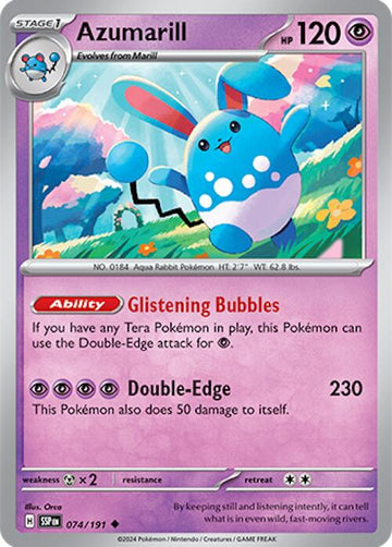 Azumarill - 074/191 - (SV08: Surging Sparks)