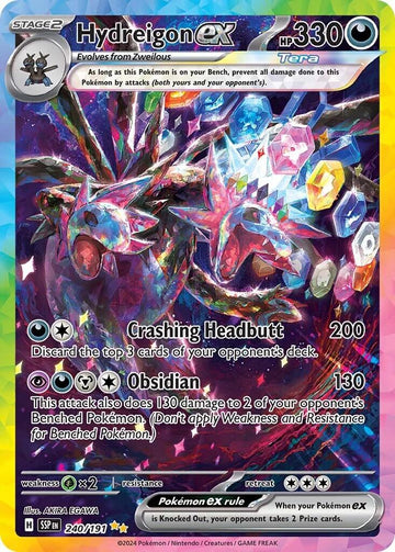 Hydreigon ex - 240/191 [SSP] - Near Mint