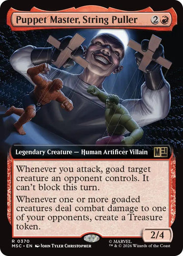 Puppet Master, String Puller [370] [Extended Art] [Marvel Super Heroes: Commander] [Non-Foil]
