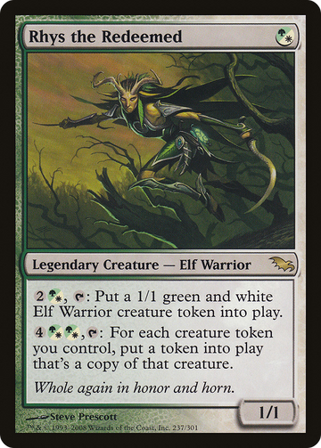 Rhys the Redeemed (SHM-237) - Shadowmoor Foil