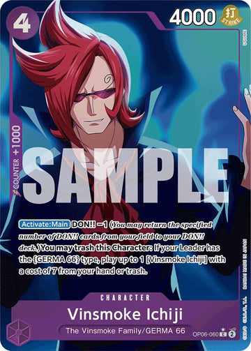Vinsmoke Ichiji (OP06-060) (Full Art) [PRB-01] - Near Mint