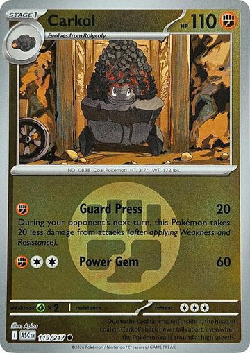Carkol - Energy Symbol Pattern - 119/217 - Common [me025-119] [Reverse Holo]