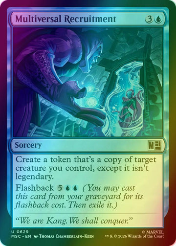 Multiversal Recruitment [629] [Jumpstart] [Marvel Super Heroes: Commander] [Foil]