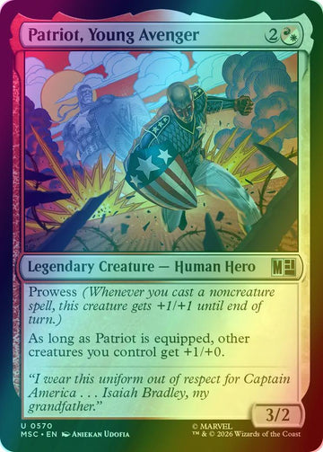 Patriot, Young Avenger [570] [Beginner Box] [Marvel Super Heroes: Commander] [Foil]