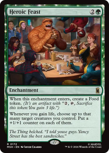 Heroic Feast [172] [Marvel Super Heroes] [Non-Foil]