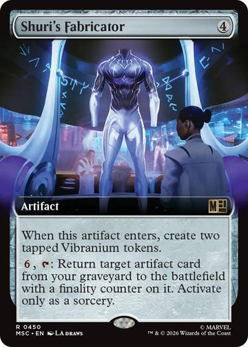 Shuri's Fabricator [450] [Extended Art] [Marvel Super Heroes: Commander] [Non-Foil]