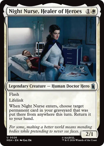 Night Nurse, Healer of Heroes [26] [Marvel Super Heroes] [Non-Foil]