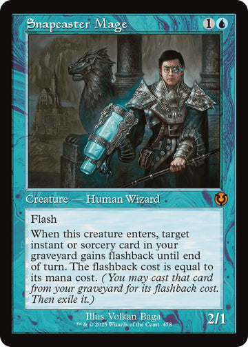 Snapcaster Mage (Retro Frame) - 478 - (Innistrad Remastered)