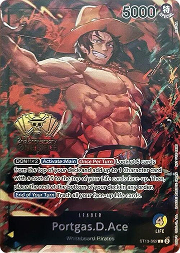 Portgas.D.Ace (2nd Anniversary Tournament) [OP-PR] - Near Mint