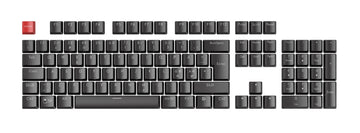 Glorious PC Black ISO Nordic 104 Key OEM Profile Backlit ABS Keycap Set