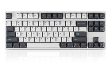 Leopold FC750RBT White/Grey PD TKL Bluetooth Double Shot PBT Mechanical Keyboard
