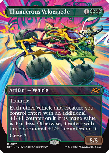 Thunderous Velocipede (Borderless) - 317 - (Aetherdrift)