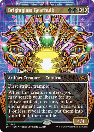 Brightglass Gearhulk (Borderless) - 348 - (Aetherdrift)