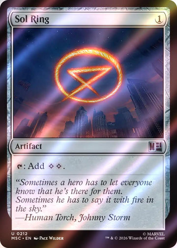 Sol Ring (The Fantastic Four) [212] [Marvel Super Heroes: Commander] [Surge Foil]