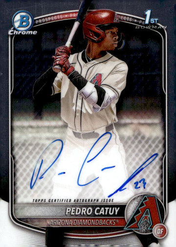 2025 Bowman Chrome #CPA-PC Pedro Catuy Prospect Autographs