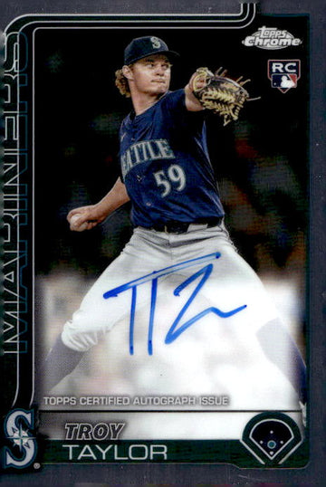 2025 Topps Chrome #RA-TTA Troy Taylor Rookie Autographs RC