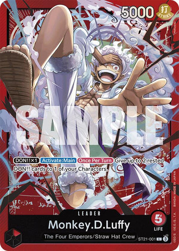 Monkey.D.Luffy (001) - ST21-001 - (Starter Deck EX: Gear 5)