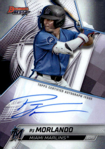 2025 Bowman's Best #B25-PM PJ Morlando Best of 2025 Autographs Refractors