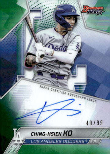 2025 Bowman's Best #B25-CKO Ching-Hsien Ko Best of 2025 Auto Green /99