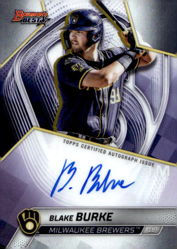 2025 Bowman's Best #B25-BBU Blake Burke Best of 2025 Autographs Refractors