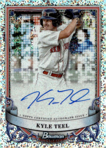 2024 Bowman Sterling #PA-KT Kyle Teel Prospect Autographs Speckle Refractor #/99
