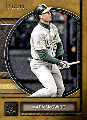 2025 Topps Museum Collection #83 Mark McGwire Gold #/249