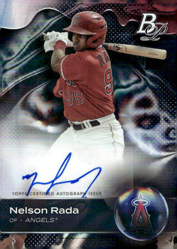 2023 Bowman Platinum #TOP-40 Nelson Rada Top Prospect Autographs Pink /199