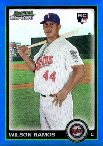 2010 Bowman Chrome #209b Wilson Ramos Blue Refractors #/150