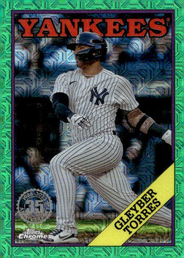 2023 Topps Update #T88CU-76 Gleyber Torres 1988 35th Anniversary Green /99