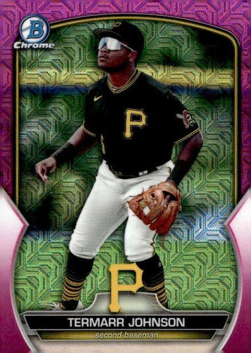 2023 Bowman Chrome #BCP-170 Termarr Johnson Prospects Pink Wave Refractor /199